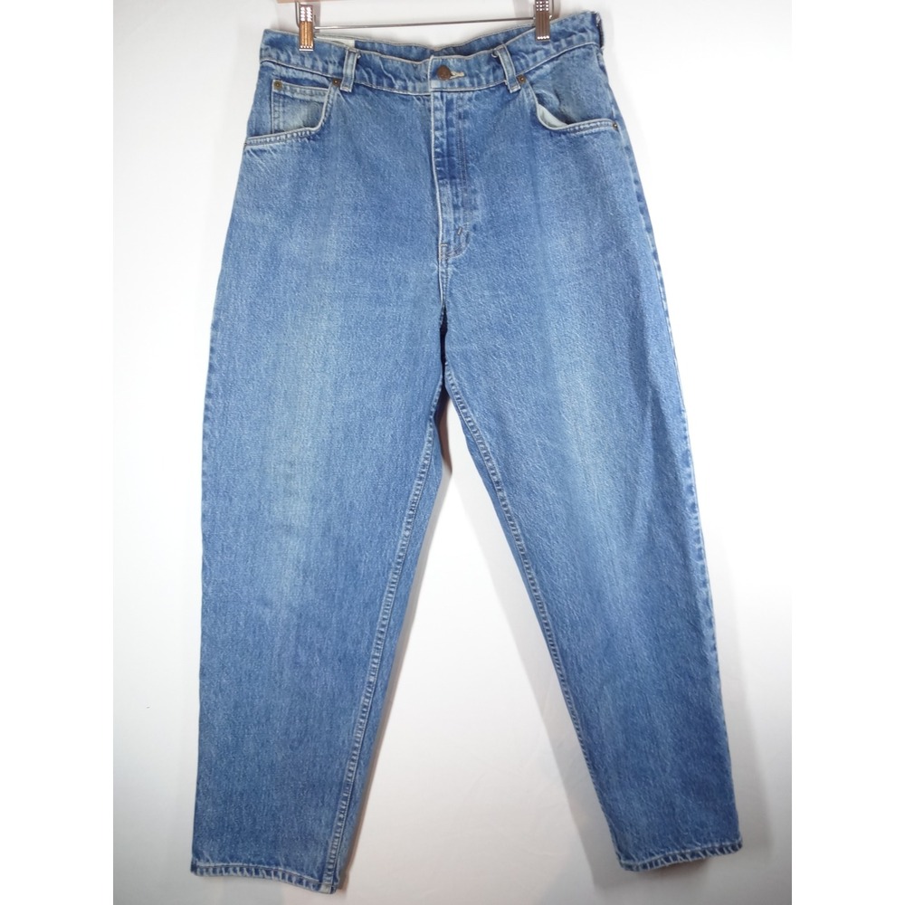 VTG Levi's Gold Medallion Jeans Womens 31 Blue High Rise Tapered Mom 90s USA